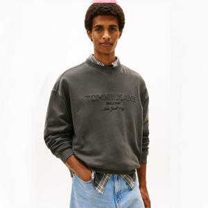 타미진 남성 90s 가먼트다이 스웨트 셔츠 T32G0TTO10TMT1