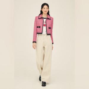 [제이제이 지고트]데님 배색 트위드 크롭 자켓 GP3A0JKJ71