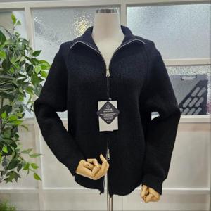 부루앤쥬디 sh06 터틀넥스웨터집업 블랙 BBSACD403B