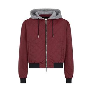 디스퀘어드2 퀼팅 후드 봄버 재킷 S74AM1677D35465