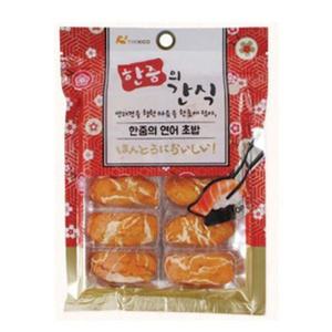 강아지간식대용량 강아지 애견간식 간식 한줌의초밥 연어10P