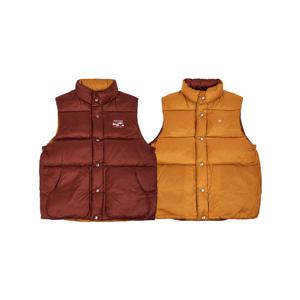 [휴먼메이드] FW25 남성 리버서블 다운 패딩조끼 HM30JK024 RED