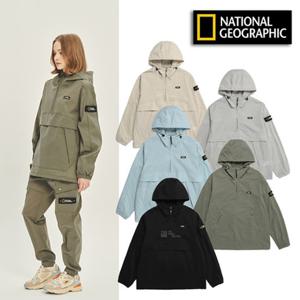 [내셔널지오그래픽]  남여공용 디머 우븐 트레이닝 후디 아노락 자켓 N231UFT040 N231UFT040