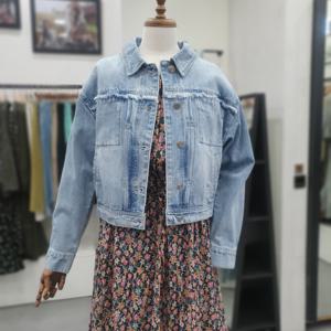 [써스데이아일랜드]프린지 데님 자켓 T252MJK134W