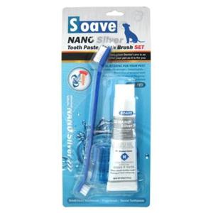 건강 강아지 관리 쏘아베 은나노 치약 칫솔 세트
