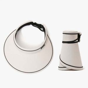 여성 썬블록 자외선차단 돌돌이썬캡 접는모자