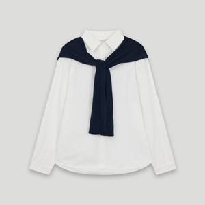 [코데즈컴바인] 셔츠 니트숄 셋업 (CLA-SH382W1) CLASH382W10