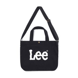 [LEE]LEE 빅 트위치 로고 투웨이 에코백 블랙 LE2501BG03BK