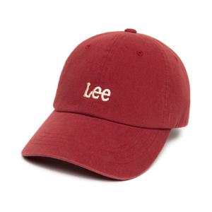 [LEE]LEE 스몰 트위치 로고 코튼 볼캡 레드 LE2601CA01RD