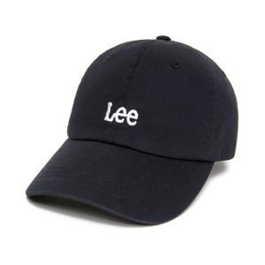 [LEE]LEE 스몰 트위치 로고 코튼 볼캡 블랙 LE2601CA01BK