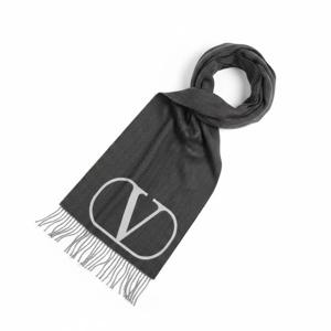VALENTINO V 로고 울 캐시미어 머플러 (5Y0ER033 DMA ZJB  5Y2ER033 DMA ZJB)