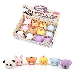 장난감 패리스독 동글이 애니멀 라텍스토이 12개입 1박스