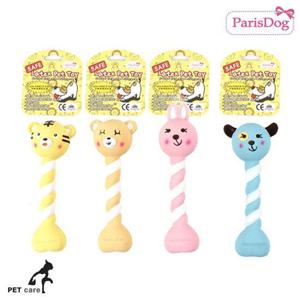 장난감 패리스독 스크류 애니멀 라텍스 토이 랜덤1개