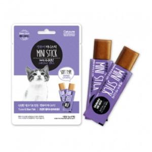 고양이사료 캣퓨어 미니스틱 참치n등푸른생선 8개입