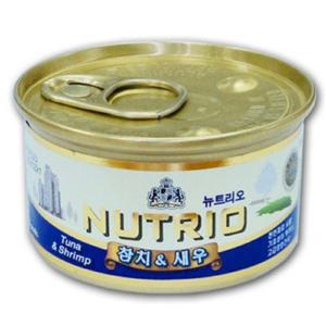 고양이캔 뉴트리오 참치n새우 80g 24개 1Box