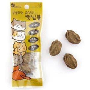 볼 펫모닝 PMC 372 공굴리는 고양이 캣닢볼 12개 한세트