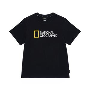 [내셔널지오그래픽키즈][온라인전용] K262UTS901 빅로고 반팔 티셔츠 CARBON BLACK
