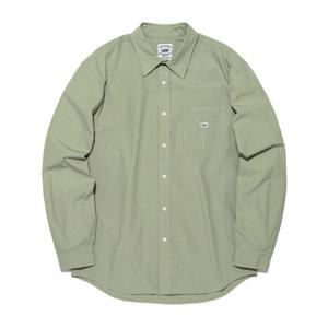 [LEE]LEE 로코 포켓 체크 셔츠 그린 LE2601SH07GN