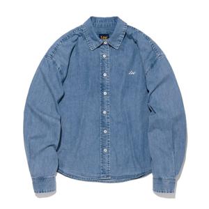 [LEE]LEE 우먼 베이직 데님 셔츠 인디고 미듐 LE2601SH64IM