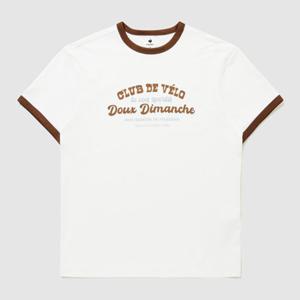 [르꼬끄] 남녀공용 르프레쉬 루즈핏 링거 반팔티 QR223LRS43 QR223LRS43