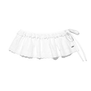 [LEE]LEE 우먼 레이어드 랩 스커트 화이트 LE2601SR04WH