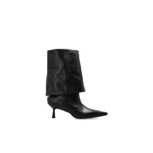 올세인츠 오디세이 폴드오버 힐 부츠 ODYSSEYW002FC BLACK TP976325146