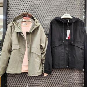 인터크루 HC45 후드중기장 스판점퍼 ITY1UJ52