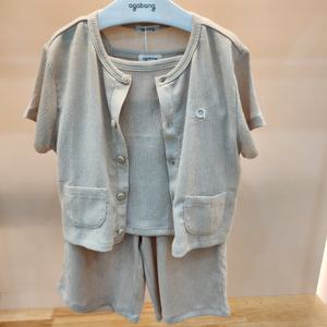 [아가방]이지포켓반팔가디건8부3세트01T353201_IC