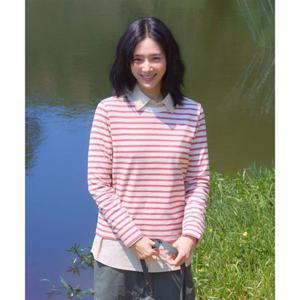 스노우피크 SNOWPEAK APPAREL 소로나 여성 스트라이프 긴팔 티셔츠 (S26SWFTL69) Red S26SWFTL69RD 403872