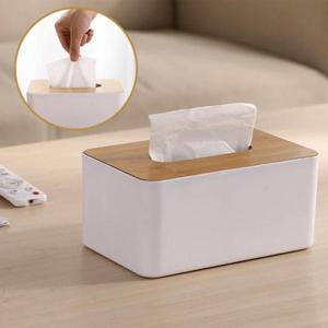 인테리어티슈함 원목 우드 각티슈 휴지 케이스 사각 DD-10863