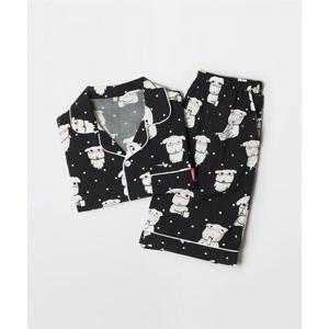 스파오 SPAO [가나디] 반팔 파자마(BLACK)_SPPPG25U06 SPPPG25U06 404937