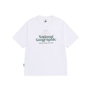 내셔널지오그래픽 NATIONALGEOGRAPHIC N262UTS971 캐스터 빅그래픽 반팔 티셔츠 WHITE N262UTS971010 406682