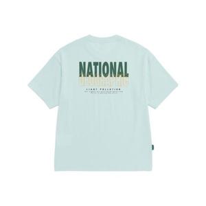 내셔널지오그래픽 NATIONALGEOGRAPHIC N262UTS970 캐스터 레터링 그래픽 반팔 티셔츠 MINT N262UTS070069 406745