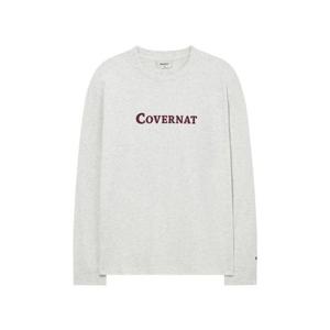 커버낫 COVERNAT 센터 로고 롱슬리브 헤더 그레이 CO2601LT01HG 452729