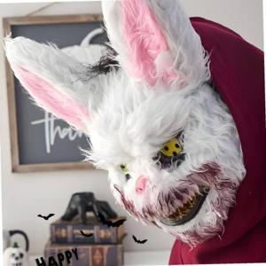 할로윈 토끼 가면 호러 코스프레 코스튬 마스크 복장