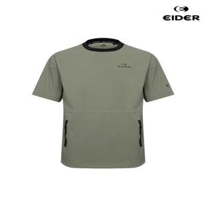 아이더 (DMM26235_K6) 남성 HERITAGE (헤리티지) 우븐 반팔 라운드 티셔츠