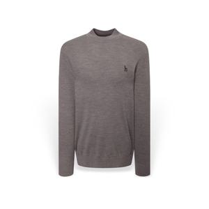 [헤지스 남성] 남성 울 솔리드 모크넥 긴팔니트 HZSW5D435W1 HZSW5D435