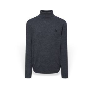 [헤지스 남성] 남성 울 솔리드 터틀넥 긴팔니트 HZSW5D434CG HZSW5D434