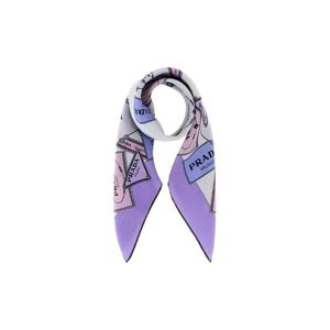 프라다 프린티드 실크 트윌 스카프 위스테리아 1FF004-2DGY-F0230