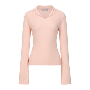 [예쎄][예쎄] 골지 카라 브이넥 슬림 니트(S6SKN045A)