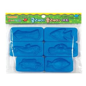 찰흙 도너랜드조형도구 몰드-바다친구 6종 - 50171