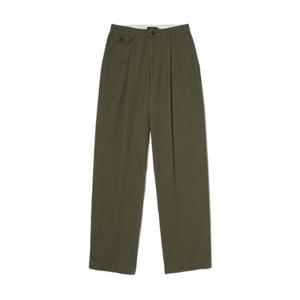 예일 YALE 프리미엄 빈티지 원 턱 코인 포켓 레귤러 치노팬츠_카키 YEF1PT350AKH 372005