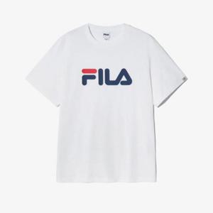 휠라반팔티 KQC FS2RSH2102X-OWH 베이직 빅리니어 반팔티