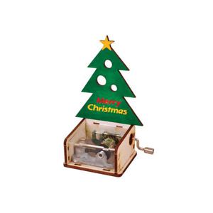 DIY 나무 모형 조립 키트 크리스마스 오르골 트리 YM862-24
