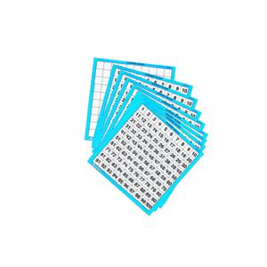 러닝리소스)LER0375 1-100숫자판(10개/코팅지)/수연산/수백판