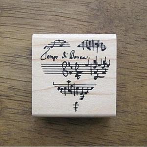 아트박스/스탬프 하우스 [빈티지]하트악보