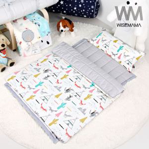 와이즈마마 [마이크로화이버베개솜 2WAY 어린이집 낮잠이불]
