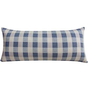 프리마베라 린넨체크 등쿠션(솜포함)45x100