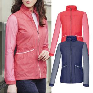콜핑 봄 여성 등산 바람막이 메쉬 배색 경량 속건성 자켓