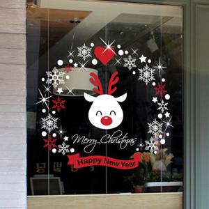 크리스마스 시트지 눈꽃 스티커 19CMJS5118